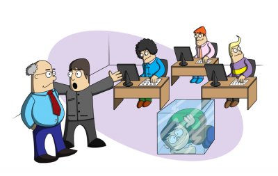 Box cartoon 1