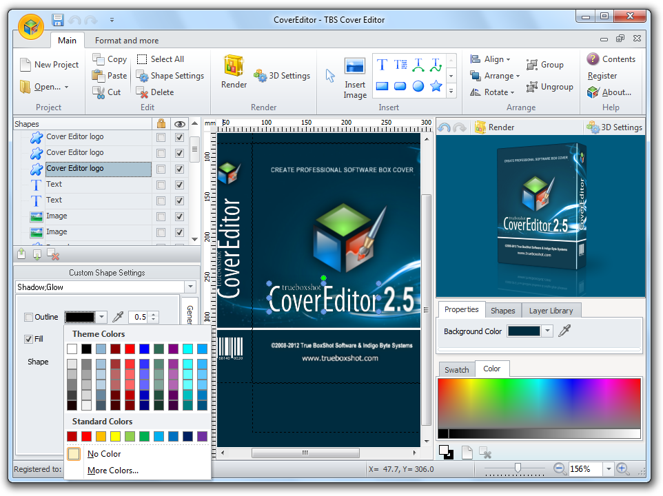 Screenshot for TBS Cover Editor 2.4