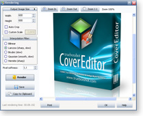 TBS Cover Editor: Rendering window