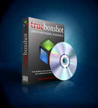 True BoxShot example of 3d box shot with CD