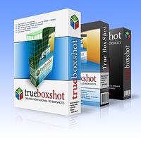 True BoxShot 3d composition example