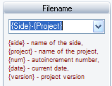 3. Filename pattern